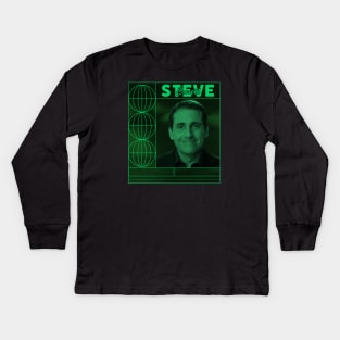 Steve Carell Kids Long Sleeve T-Shirt